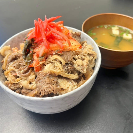 Beef Bowl with Kimchi (Gyu-don) | MOCHY JAPANESE FOOD